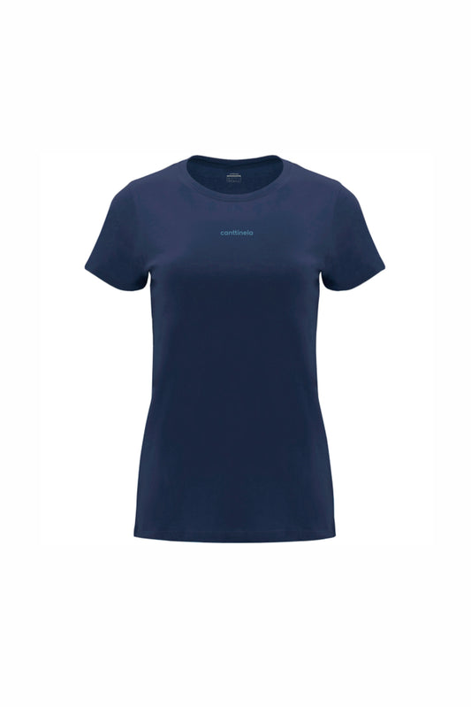 Camiseta Basic Blue Mujer