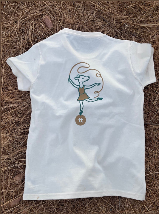 Camiseta Cierva Bailarina Infantil- Colección Sueños Rurales